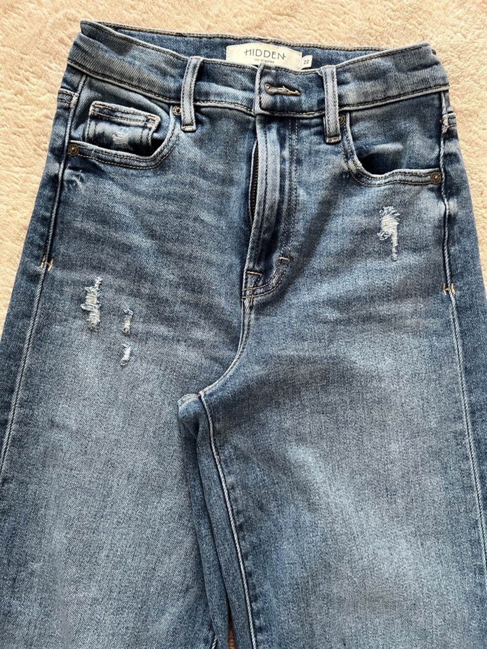 HIDDEN Los Angeles High-Rise Women's Jeans in Medium Blue